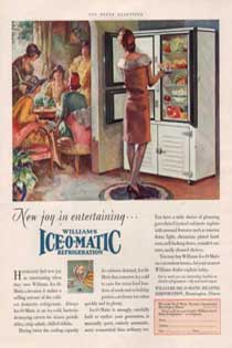 1928 г. Реклама холодильника