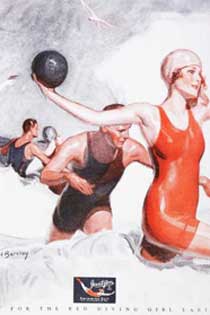 1925 г. Реклама спортивной одежды